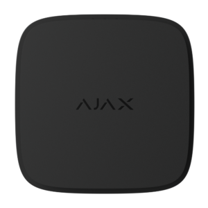 En udstilling af en Sort Ajax FireProtect 2 Plus
